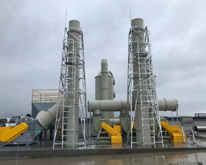 直立逆洗式洗涤塔