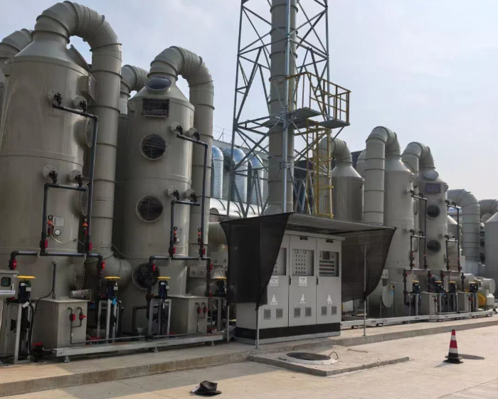 直立逆洗式洗涤塔